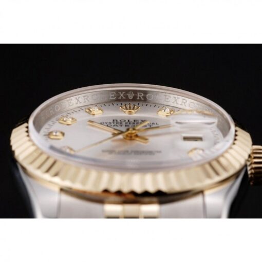 Rolex Clone Datejust 36mm White Dial SRL10