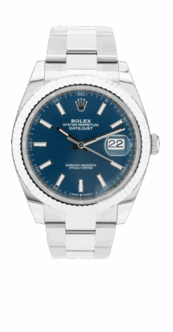 Replica Rolex Datejust 41mm Blue Dial 126334 Oyster