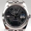 Rolex Super Clone Datejust 41mm Rhodium Dial 126300 “Wimbledon” Jubilee