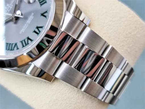 Fake Rolex Datejust 41mm Rhodium Dial 126300 “Wimbledon” Oyster