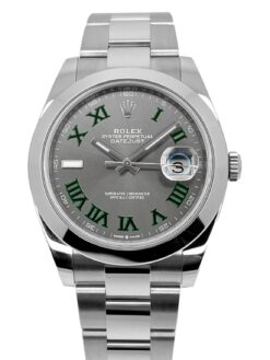 Replica Rolex Datejust 41mm Rhodium Dial 126300 “Wimbledon” Oyster