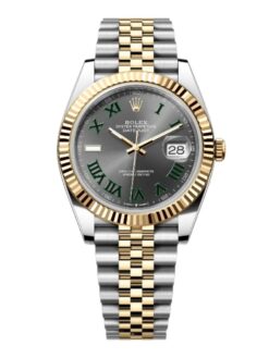 Replica Rolex Datejust 41mm Rhodium Dial 126333 “Wimbledon” Flutted / Jubilee