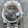 Clone Rolex Datejust 41mm Rhodium Dial 126334 “Wimbledon” Flutted / Jubilee