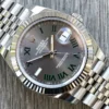 Fake Rolex Datejust 41mm Rhodium Dial 126334 “Wimbledon” Flutted / Jubilee