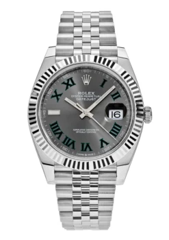 Replica Rolex Datejust 41mm Rhodium Dial 126334 “Wimbledon” Flutted / Jubilee