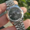 Rolex Clone Datejust 41mm Rhodium Dial 126334 “Wimbledon” Flutted / Jubilee