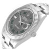 Rolex Super Clone Datejust 41mm Rhodium Dial 126334 “Wimbledon” Flutted / Oyster