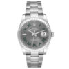 Replica Rolex Datejust 41mm Rhodium Dial 126334 “Wimbledon” Flutted / Oyster