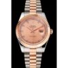 Rolex Super Clone Datejust 41mm Rose-Gold Dial REP016816