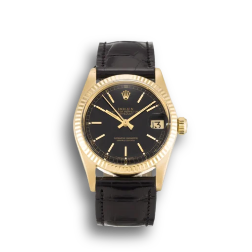 Replica Rolex Datejust 6827 Mid-Size 31mm Black Dial
