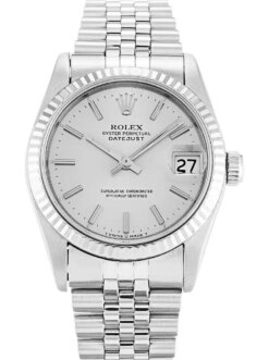 Rolex Super Clone Datejust 68274 Mid-Size 31mm Silver Dial