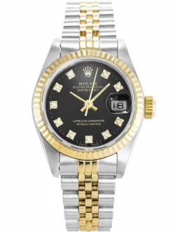 Rolex Super Clone Datejust 69173 26mm Black Dial