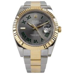 Replica Rolex Datejust II 41mm Rhodium Dial 126333 “Wimbledon” Two-Tone Oyster