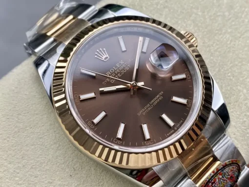 Fake Rolex Datejust m126331 41mm Chocolate Dial