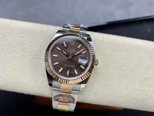 Super Clone Rolex Datejust m126331 41mm Chocolate Dial