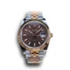 Clone Rolex Datejust m126331 41mm Chocolate Dial Jubilee Bracelet