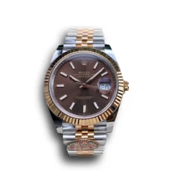 Clone Rolex Datejust m126331 41mm Chocolate Dial Jubilee Bracelet