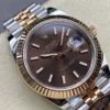 Fake Rolex Datejust m126331 41mm Chocolate Dial Jubilee Bracelet