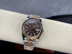 Super Clone Rolex Datejust m126331 41mm Chocolate Dial Jubilee Bracelet