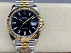 Rolex Super Clone Datejust m126333 41mm Bright Black Dial