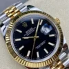 Fake Rolex Datejust m126333 41mm Bright Black Dial
