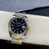Super Clone Rolex Datejust m126333 41mm Bright Black Dial Oyster
