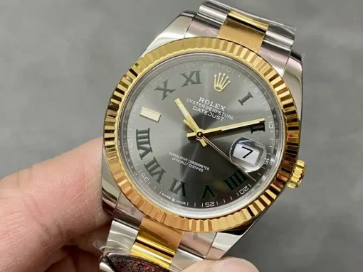 Rolex Replica Datejust m126333 41mm Slate Set Dial Oyster
