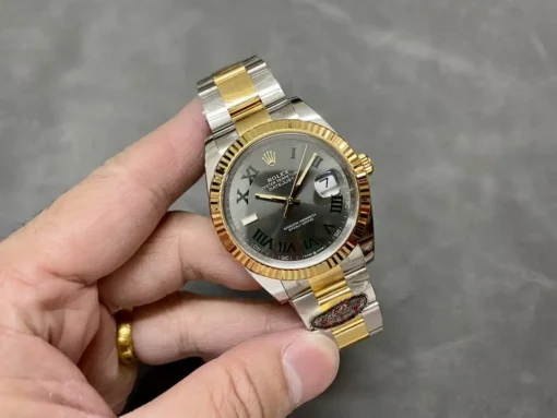 Super Clone Rolex Datejust m126333 41mm Slate Set Dial Oyster