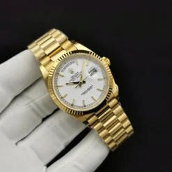 Rolex Super Clone Day-Date 116610 36mm White Dial
