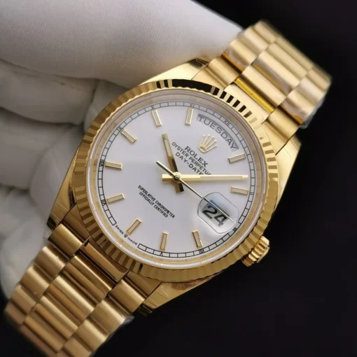 Rolex Replica Day-Date 116610 36mm White Dial