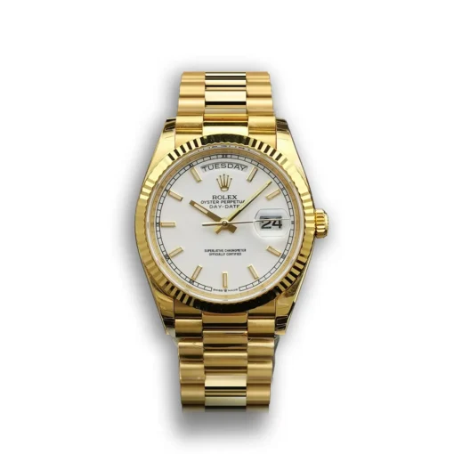 Replica Rolex Day-Date 116610 36mm White Dial