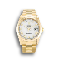 Replica Rolex Day-Date 118208 36mm White Dial