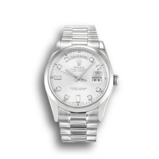 Replica Rolex Day-Date 118209 36mm Silver Dial