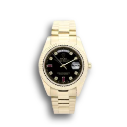 Replica Rolex Day-Date 118238 36mm Black Dial