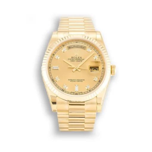 Replica Rolex Day-Date 118238 36mm Gold Dial