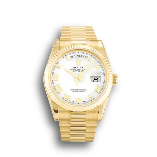 Replica Rolex Day-Date 118238 36mm White Dial