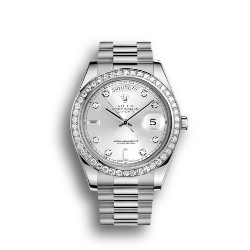 Replica Rolex Day-Date 118346 36mm Silver Dial