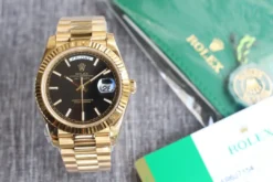 Rolex Super Clone Day-Date 126331 40mm Black Motif Dial