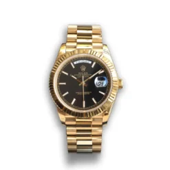 Replica Rolex Day-Date 126331 40mm Black Motif Dial