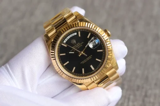 Rolex Replica Day-Date 126331 40mm Black Motif Dial