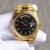 Super Clone Rolex Day-Date 126331 40mm Black Motif Dial