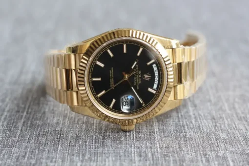 Best Rolex Replica Day-Date 126331 40mm Black Motif Dial