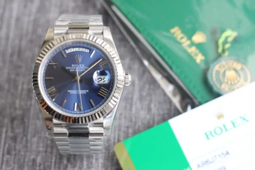 Rolex Super Clone Day-Date 126331 40mm Bright Blue Dial