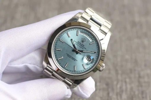 Fake Rolex Day-Date 126331 Ice Blue Motif Dial