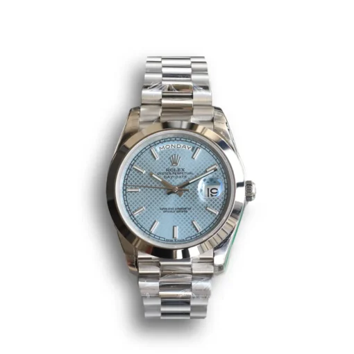Replica Rolex Day-Date 126331 Ice Blue Motif Dial