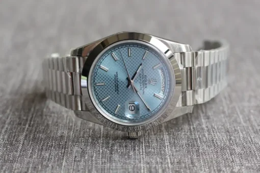 Best Rolex Replica Day-Date 126331 Ice Blue Motif Dial