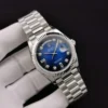 Rolex Super Clone Day-Date 128238 36mm Blue Ombre Dial