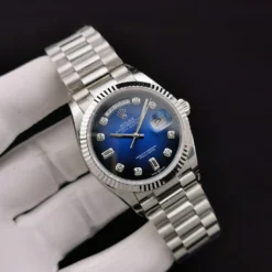 Rolex Super Clone Day-Date 128238 36mm Blue Ombre Dial