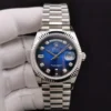 Fake Rolex Day-Date 128238 36mm Blue Ombre Dial