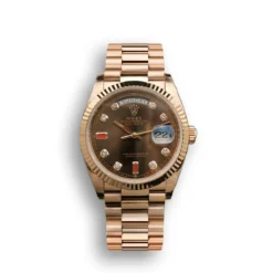 Replica Rolex Day-Date 128238 36mm Chocolate Dial